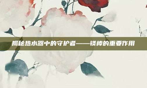 揭秘热水器中的守护者——镁棒的重要作用