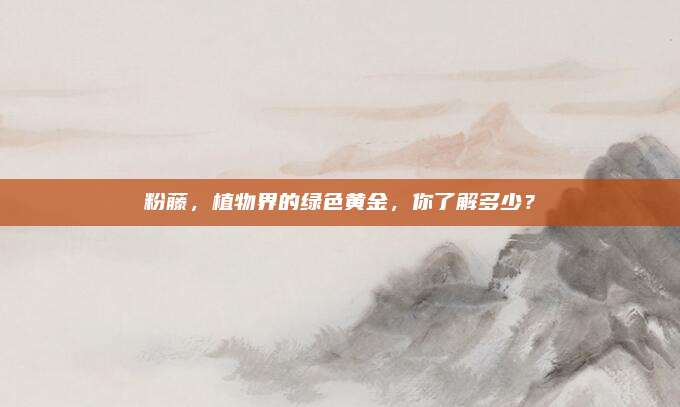 粉藤，植物界的绿色黄金，你了解多少？