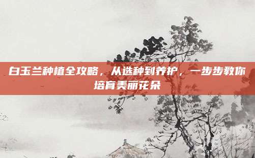 白玉兰种植全攻略，从选种到养护，一步步教你培育美丽花朵