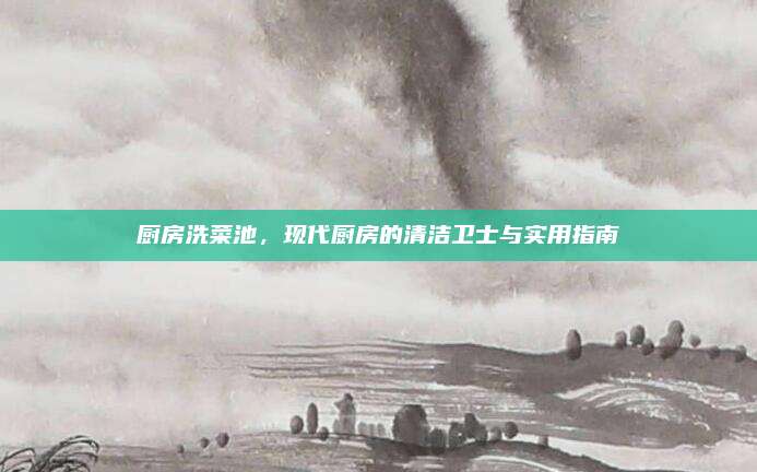 厨房洗菜池，现代厨房的清洁卫士与实用指南