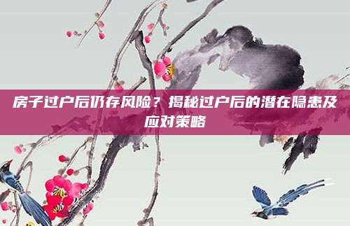 房子过户后仍存风险？揭秘过户后的潜在隐患及应对策略