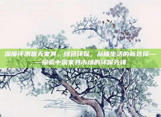 深度评测碧天家具，绿色环保，品质生活的新选择——探索中国家具市场的环保先锋