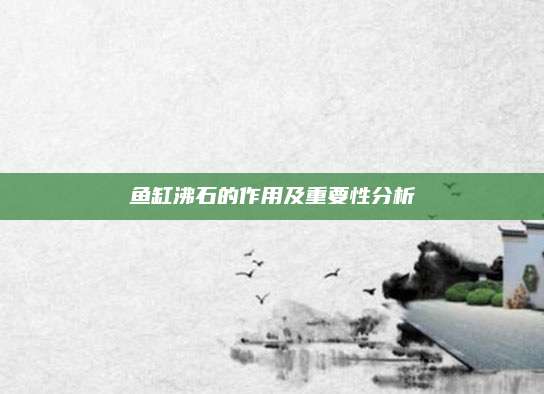 鱼缸沸石的作用及重要性分析
