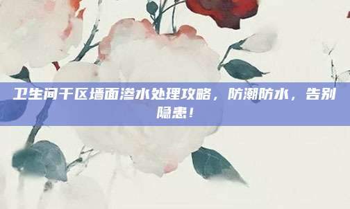 卫生间干区墙面渗水处理攻略，防潮防水，告别隐患！