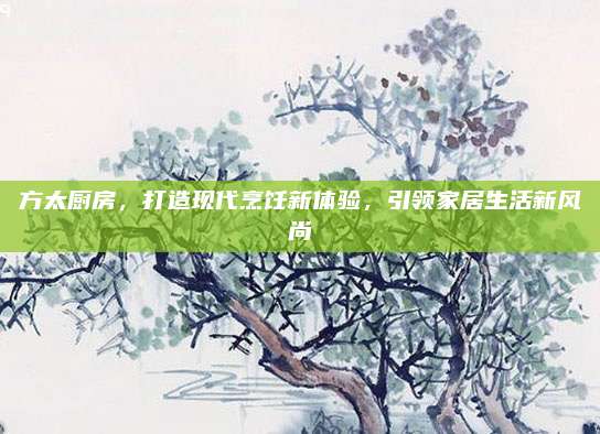 方太厨房，打造现代烹饪新体验，引领家居生活新风尚