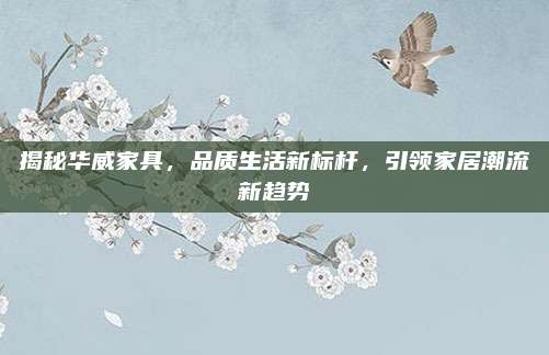 揭秘华威家具，品质生活新标杆，引领家居潮流新趋势