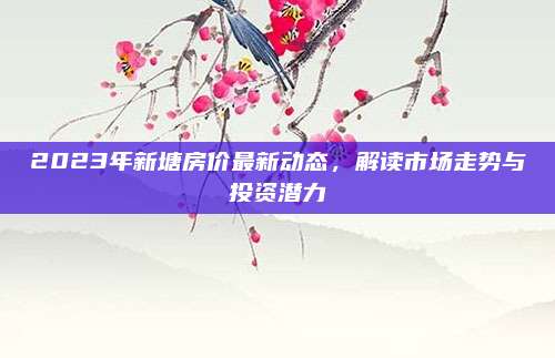 2023年新塘房价最新动态，解读市场走势与投资潜力
