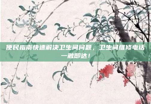 便民指南快速解决卫生间问题，卫生间维修电话一触即达！