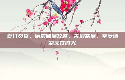 夏日炎炎，厨房降温攻略，告别高温，享受清凉烹饪时光