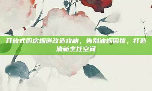 开放式厨房烟道改造攻略，告别油烟困扰，打造清新烹饪空间