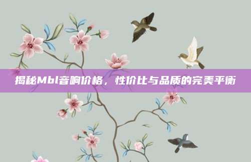揭秘Mbl音响价格，性价比与品质的完美平衡