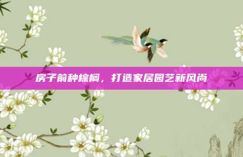 房子前种棕榈，打造家居园艺新风尚